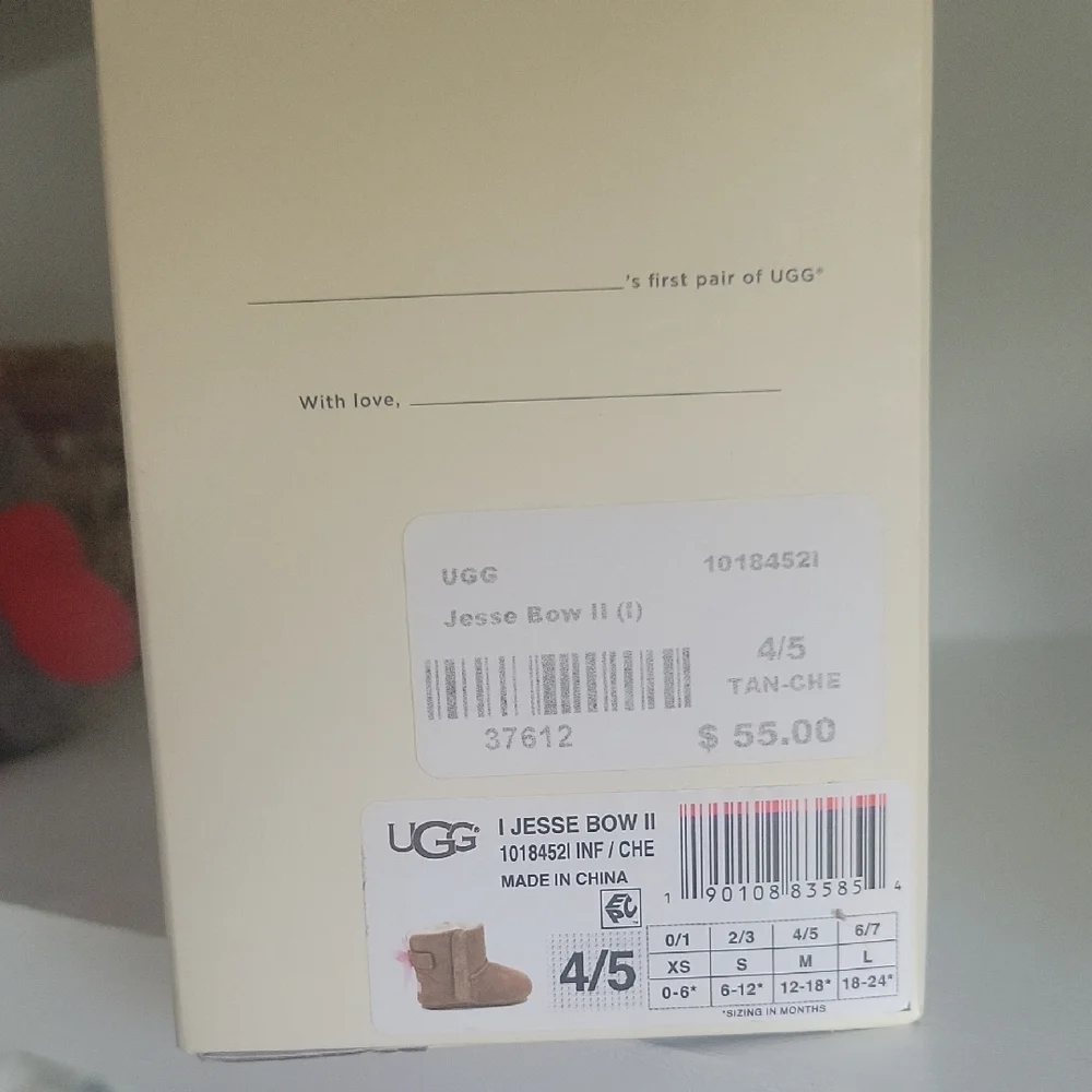 UGG Kids Chestnut Brown Sheepskin Boots